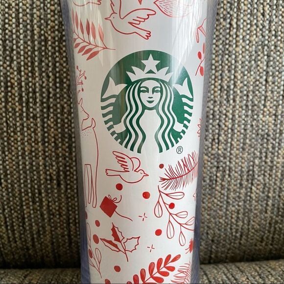 2019 Starbucks Holiday Travel Mug Coffee Cup 16oz - Picture 2 of 8